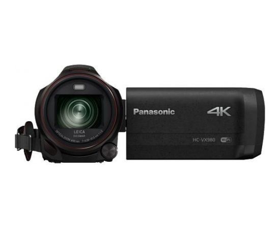 Panasonic HC-VX980EP-K 3840 x 2160 pixels, Digital zoom 60/1500 x, Black, Wi-Fi, LCD, Image stabilizer, Optical zoom 20 x, 3.0 "