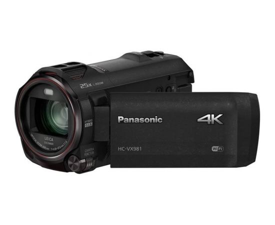 Panasonic HC-VX980EP-K 3840 x 2160 pixels, Digital zoom 60/1500 x, Black, Wi-Fi, LCD, Image stabilizer, Optical zoom 20 x, 3.0 "