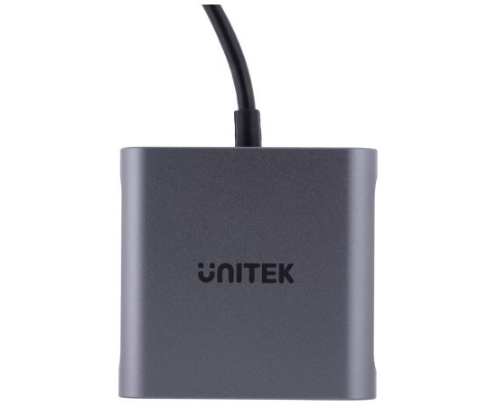 UNITEK ADAPTER USB-C TO 2X HDMI, 4K 60HZ MST