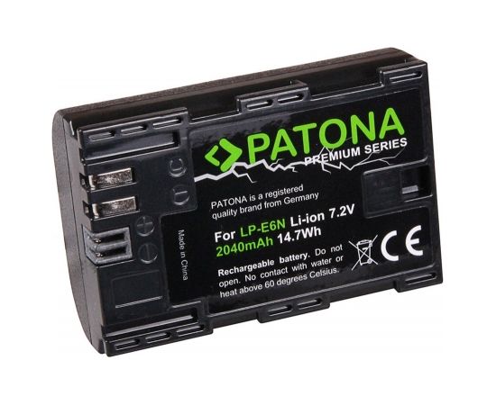 PATONA 1259 camera/camcorder battery Lithium-Ion (Li-Ion) 2040 mAh