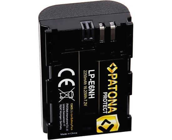 Patona Protect LP-E6NH Battery for Canon EOS R5 EOS R6 2250mAh / 16.2Wh