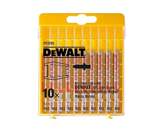 DeWalt DT2292-QZDeWalt JIGSAW BLADES - 10 Hhs METAL DT2292