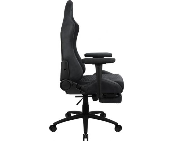 Aerocool ROYALSLATEGR Premium Ergonomic Gaming Chair Legrests Aerosuede Technology Grey