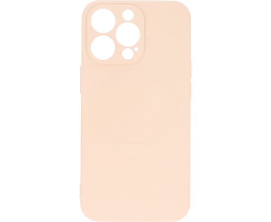 Mocco MagSilicone Soft Back Case Aizmugurējais Silikona Apvalks Priekš Apple iPhone 13 Pro Rozā