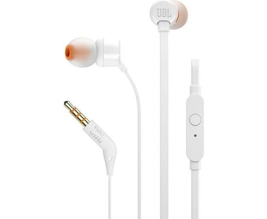 JBL Tune 160 In-Ear Headphones White EU