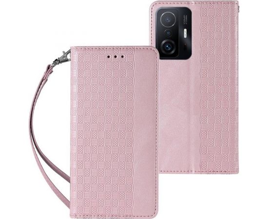 Fusion Magnet Strap книжка чехол + нить для Samsung A526 | A525 | A528 Galaxy A52 5G | A52 4G | A52s розовый