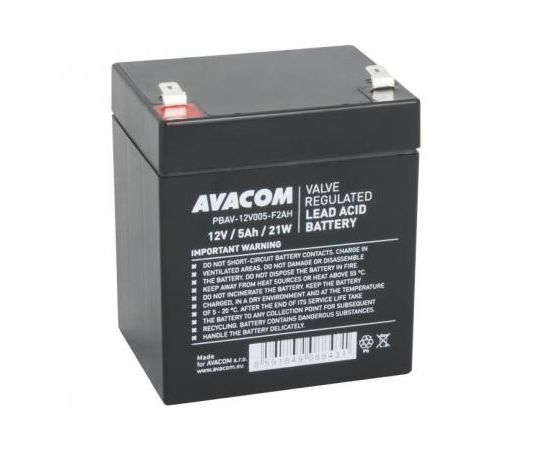 Avacom baterie HighRate, 12V, 5Ah, PBAV-12V005-F2AH