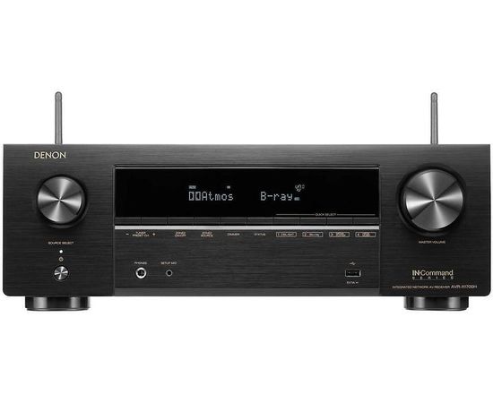 Denon AVR-X1700H - 7.2 kanālu AV uztvērējs, melns