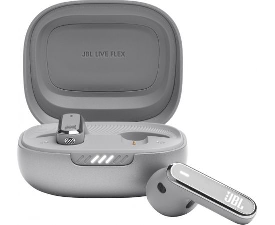 JBL wireless earbuds Live Flex, silver