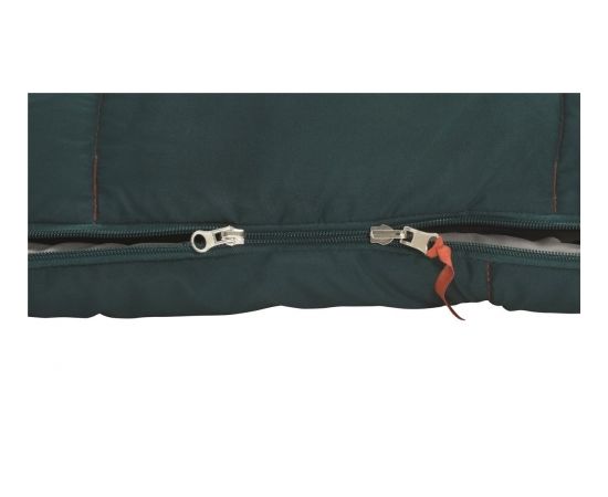 Easy Camp Camp Moon 200 "L", Sleeping Bag, 220 x 80 cm, 2 way open-end - auto lock, L-shape, Teal