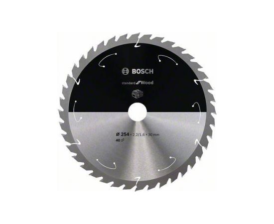Griešanas disks Bosch Standard for Wood 2608837734; 254x30 mm; Z40