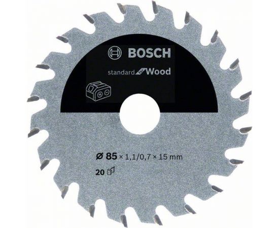 Griešanas disks Bosch Standard for Wood 2608837706; 190x30 mm; Z16
