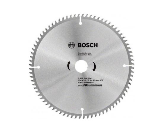 Griešanas disks Bosch Eco for Aluminium 2608644394; 254x30 mm; Z80