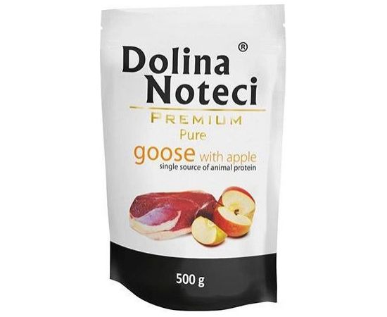 Dolina Noteci Dolina Noteci Pies Pure, gęś z jabłkiem saszetka 500g