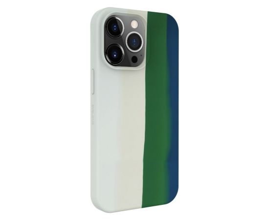 Evelatus  
       Apple  
       iPhone 14 Pro Max Silicone case Multi-Colored 
     Green