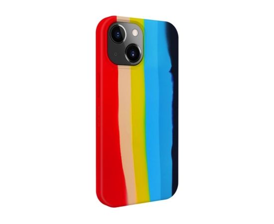 Evelatus  
       Apple  
       iPhone 14 Silicone case Multi-Colored 
     Rainbow