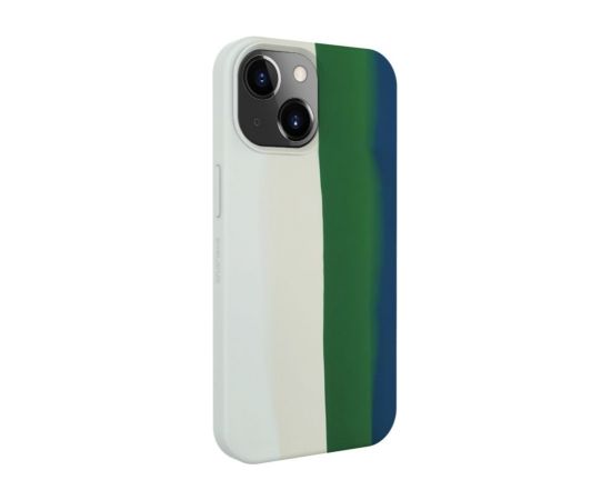 Evelatus  
       Apple  
       iPhone 14 Silicone case Multi-Colored 
     Green