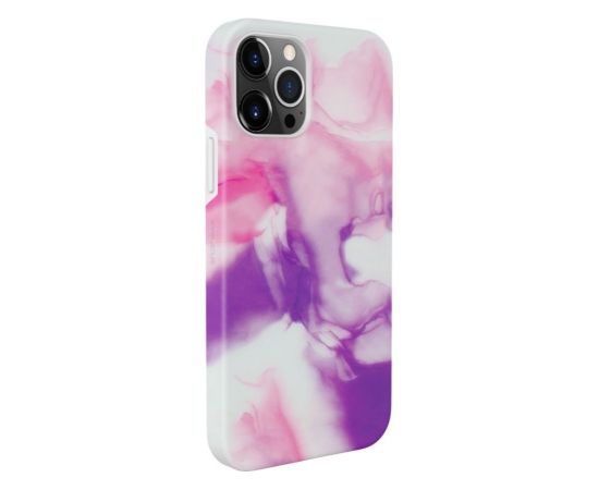 Evelatus  
       Apple  
       iPhone 12 Pro Max Premium Silicone case Customized Print 
     Purple