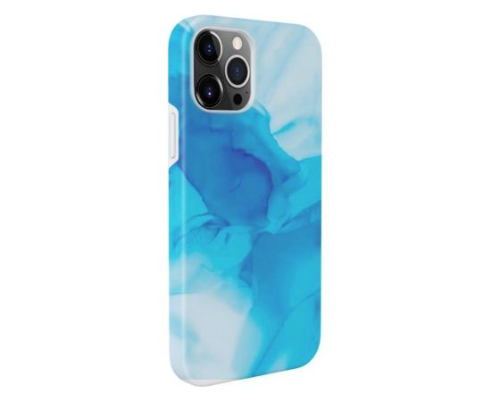 Evelatus  
       Apple  
       iPhone 12 Pro Max Premium Silicone case Customized Print 
     Blue