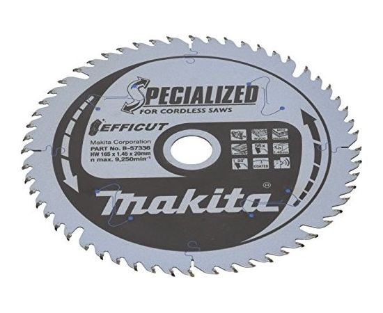 Makita saw blade EFFICUT 165mm 56Z - B-57336