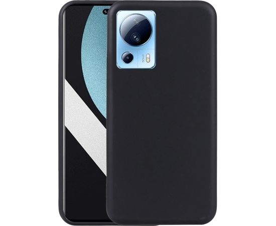 Fusion soft matte silikona aizsargapvalks Xiaomi 13 Lite melns