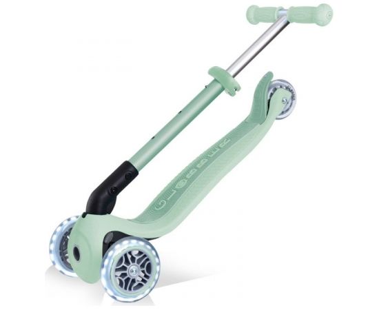 3-wheel scooter Globber Foldable Lights ECOlogic Pistachio Jr 692-505