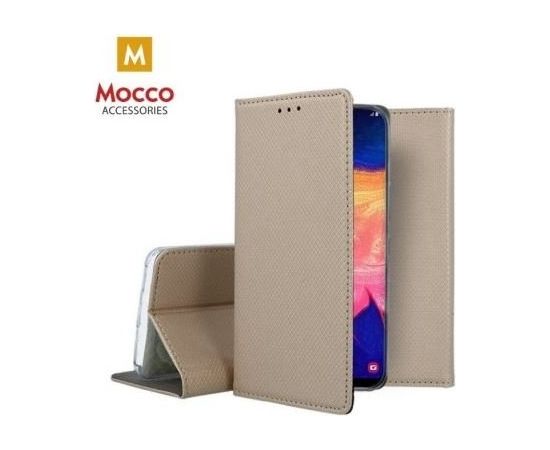 Mocco Smart Magnet Case Чехол Книжка для телефона Samsung Galaxy A12 / M12 Золотой