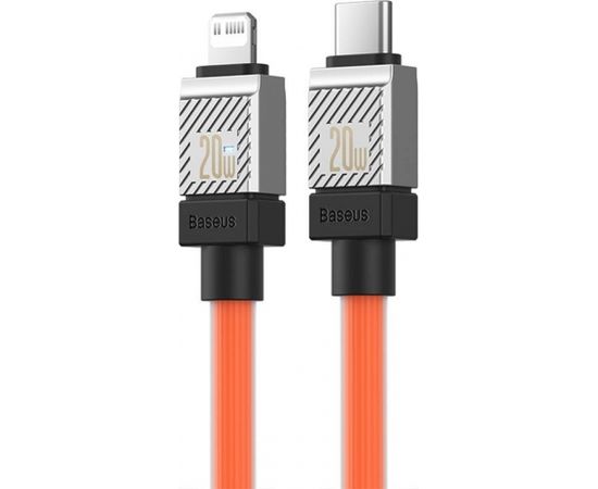 Fast Charging cable Baseus USB-C to Coolplay Series 1m, 20W (orange)