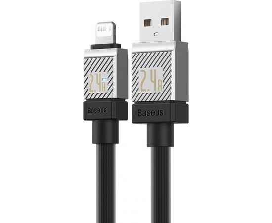 Fast Charging cable Baseus USB-A to Lightning CoolPlay Series 2m, 2.4A (black)