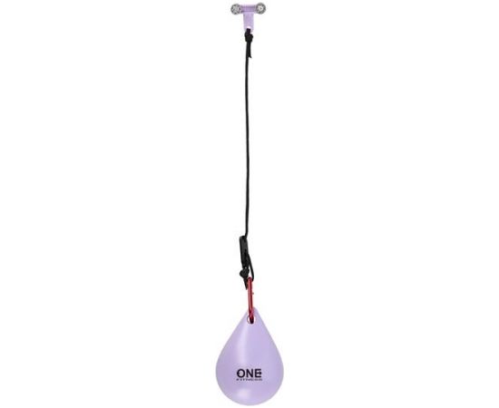 Vingrošanas aplis ar atsvaru OHA02 HULA HOP VIOLET WITH WEIGHT ONE FITNESS