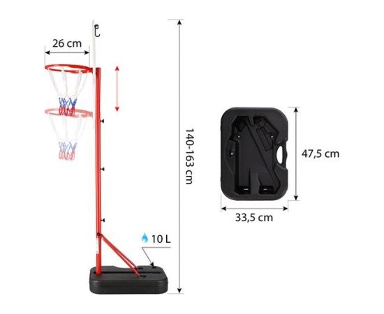 ZDK881G Basketbola grozs NILS