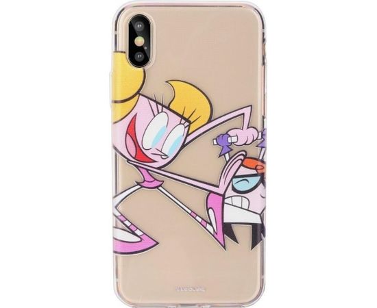 Cartoon Network Dexter Aizmugurējais Silikona Apvalks Priekš Apple iPhone X / XS Dexter with Dee Dee