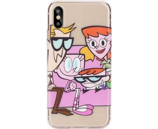 Cartoon Network Dexter Aizmugurējais Silikona Apvalks Priekš Apple iPhone XS Max Family