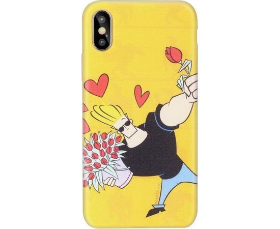 Cartoon Network Johnny Bravo Aizmugurējais Silikona Apvalks Priekš Apple iPhone 5 / 5S / SE Love