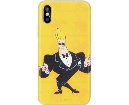 Cartoon Network Johnny Bravo Aizmugurējais Silikona Apvalks Priekš Apple iPhone XS Max Smoking