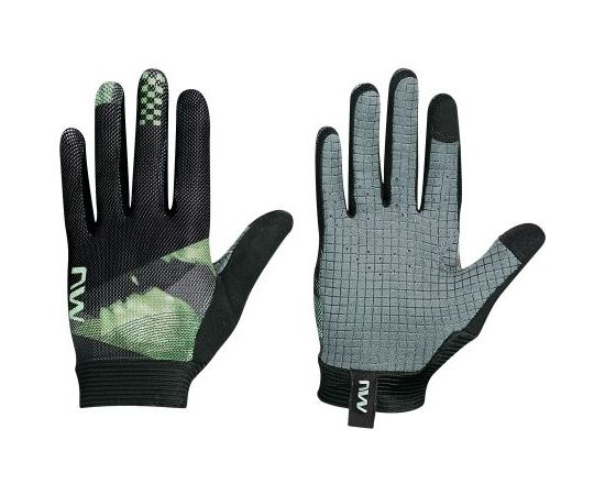 Northwave Air LF Woman Full Glove / Zaļa / Melna / M