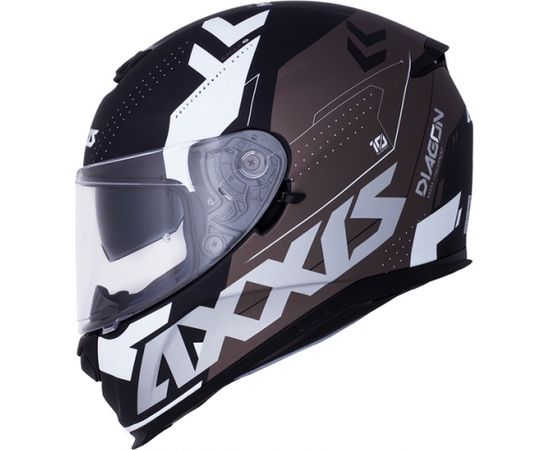 Axxis Helmets, S.a CASCO AXXIS FF109SV EAGLE SV DIAGON D3 BLANCO MATE XXL