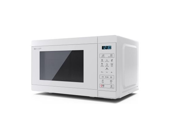 Sharp Microwave Oven YC-MS02E-C Free standing, 800 W, White