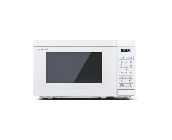 Sharp Microwave Oven YC-MS02E-C Free standing, 800 W, White