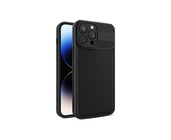 Fusion Camera Protected silikona aizsargapvalks Xiaomi Redmi Note 12 4G melns