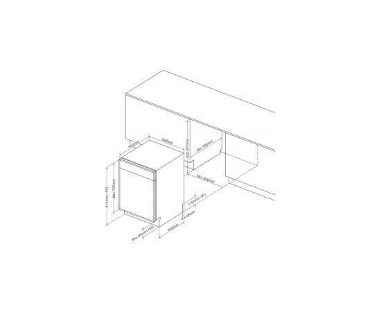 Built-in Dishwasher De Dietrich DCJ532DQX