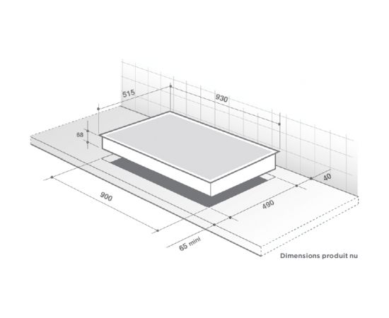 Built-in hob De Dietrich DPI7969XS