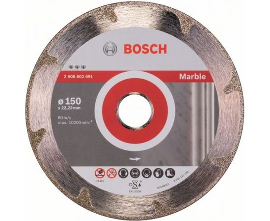 Dimanta griešanas disks Bosch BEST FOR MARBLE; 150 mm