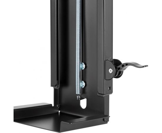 Maclean MC-885 B Under Desk Computer Holder Black Adjustable Max. 10kg.