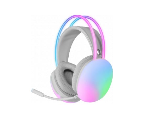 Mars Gaming MH-GLOW RGB Chroma Flow spēļu austiņas 3,5 mm / USB