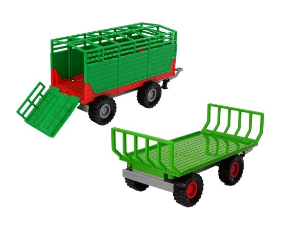 Farmer'sTale lauksaimniecības traktors ar piekabi
