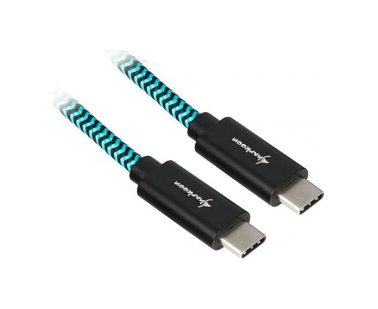 Sharkoon USB 3.1 A-C black / blue 1.0m - Aluminum + Braid