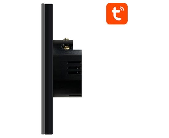 Smart Light Switch ZigBee Avatto ZTS02-EU-B2 2 Way TUYA (black)