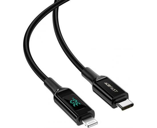 Cable USB-C to Lightning Acefast C6-01, 1.2m (black)