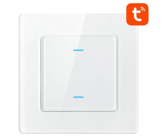 Smart Light Switch WiFi Avatto N-TS10-W2 2 Way TUYA (white)